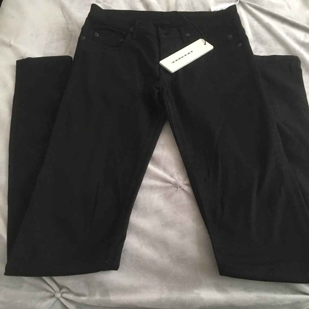 Rick Owens Dark Shadow Detroit Black Jeans